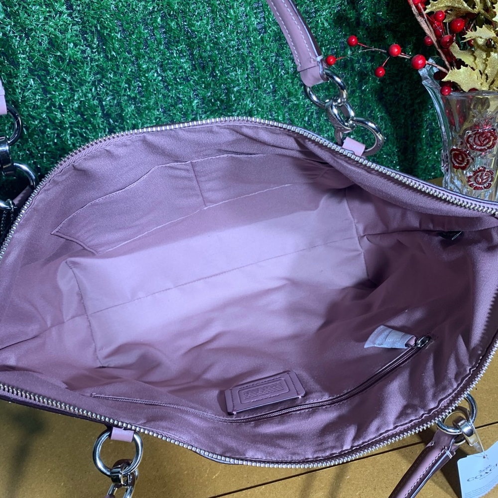 COACH F31970 SILVER/DUSTY-ROSE WOMENS - Picture 4 of 15